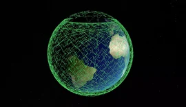 Tempestades solares elevam risco de colisões em megaconstelações