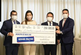 Novo Lino é contemplado com emenda estadual de R250 mil