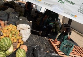Emater entrega 14 toneladas de alimentos da agricultura familiar em Arapiraca