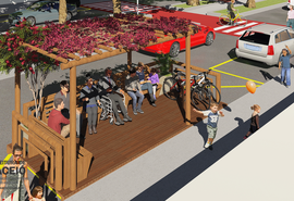 Amélia Rosa ganhará parklets em toda extensão da avenida