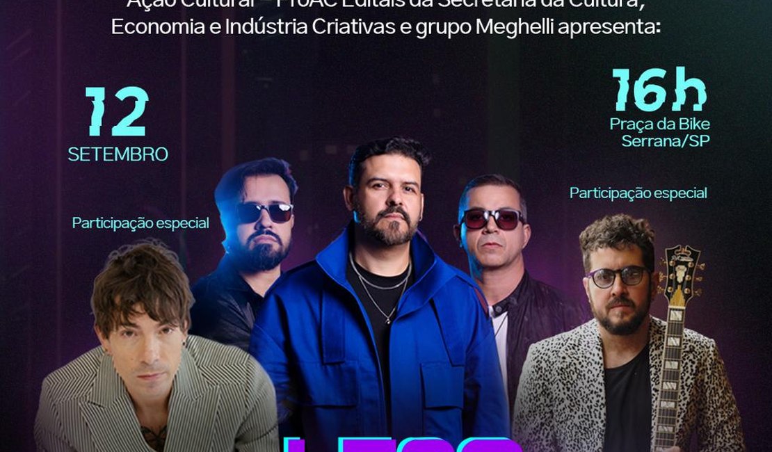 Show Banda Leso com participação de Di Ferrero e Rodrigo Suricato em Serrana (SP)