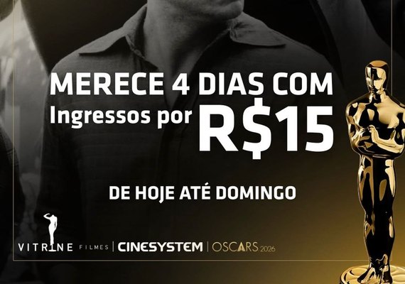Cinema em Alagoas realiza promoção em comemoração às 4 indicações de O Agente Secreto