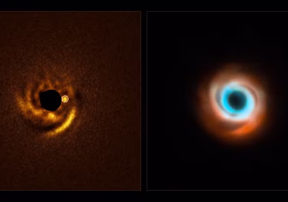 Astrônomos detectam planeta recém-nascido 'esculpindo' poeira no espaço; entenda