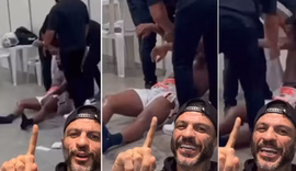 Bambam nocautea Davi Brito e debocha nas redes sociais