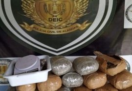DEIC prende quatro pessoas com cerca de 14 kg de maconha em Maceió