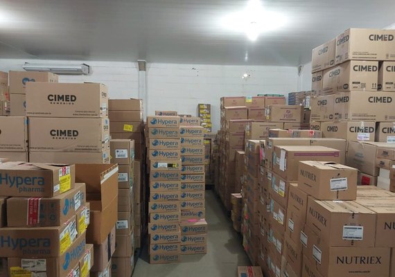 Secretaria de Saúde recebe nova remessa de medicamentos para atender população
