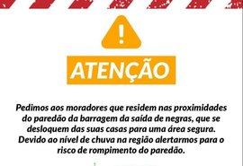 Prefeitura de Canapi emite alerta sobre risco de rompimento de barragem