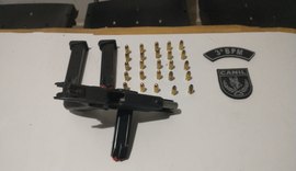 Homem é preso após tentar atirar contra motorista e causar colisão em Arapiraca