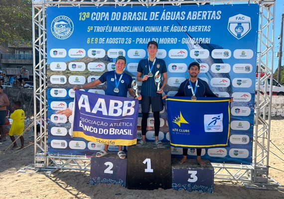 Felipe Knowles leva Alagoas ao topo do pódio nacional em etapa da Copa Brasil