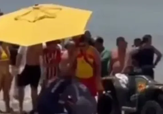 Homem fica ferido após afogamento com jet ski na Pajuçara