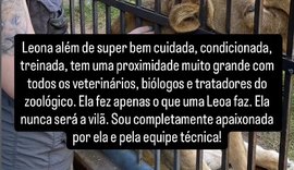 Veterinária de leoa que matou jovem em João Pessoa se pronuncia nas redes sociais