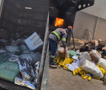 Cerca de uma tonelada de drogas apreendidas é incinerada em AL