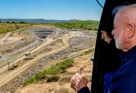 Lula inaugura túnel de transposição das águas do São Francisco no RN