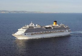 Navio Costa Fascinosa tem 40 casos suspeitos de covid-19