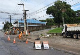 Trecho da Av. Gustavo Paiva é interditado para manutenção em galerias