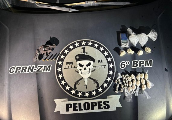 Polícia Militar prende suspeito de chefiar tráfico em Porto Calvo