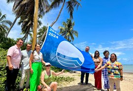 Praia do Patacho realiza hasteamento da Bandeira Azul pelo terceiro ano consecutivo