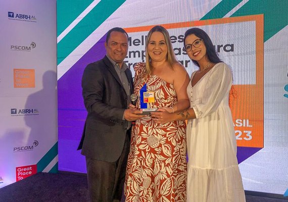 Agreste Saneamento recebe prêmio como a melhor empresa para se trabalhar em Alagoas