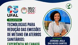 Ufal promove palestra sobre redução de emissões de metano em aterros sanitários