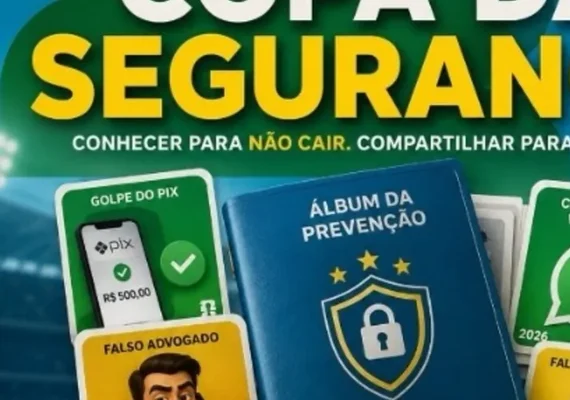 PCAL lança álbum de figurinhas para prevenir golpes virtuais