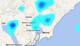 Inmet emite alerta de chuva forte para 39 municípios de Alagoas nesta sexta