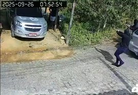 Imagens mostram momento em que dois irmãos são mortos em Joaquim Gomes