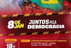 8 de janeiro: Movimentos sociais e aliados ao PT em Alagoas se juntam para grande ato