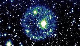 Imagem inédita revela cadeia de 'pérolas' em remanescente de supernova registrada da nebulosa Pa 30