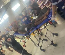 Homem é ferido por arma branca dentro de supermercado em interior de AL