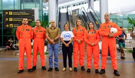 Governo de Alagoas envia médicos e enfermeiros do grupamento aéreo para auxiliar em resgates no RS