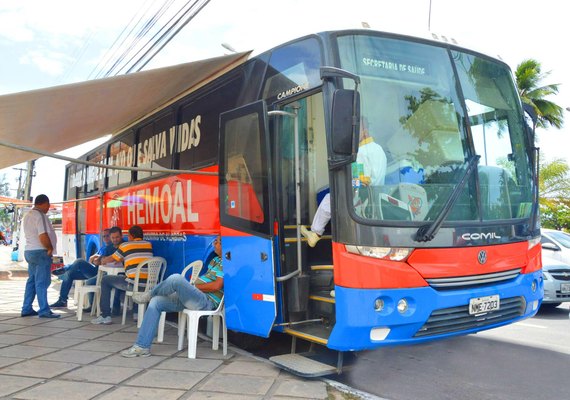 Hemoal promove coleta externa de sangue em Arapiraca nesta terça (12)