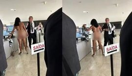 VÍDEO: Mulher fica nua no Palácio do Planalto, em Brasília