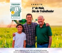 Cooperativa Pindorama celebra 1º de maio com agenda comemorativa