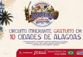 1ª edição do Encontro Cultural de Capoeira acontece neste sábado em AL