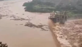 Barragem rompe com chuvas e forma onda de 2m na Serra Gaúcha