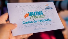 Prefeitura de Maceió lança cartão de vacinação contra a Covid-19 em braile