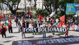 Em Alagoas, manifestantes  vão às ruas contra Bolsonaro neste sábado (19)