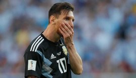 Balde de água fria! Messi decepciona e Argentina empata com a Islândia