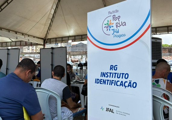 3ª edição do mutirão Pop Rua Jud registra procura intensa de população