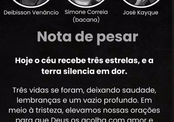 Tragédia na AL-220: colisão entre veículos mata três da mesma família em São José da Tapera