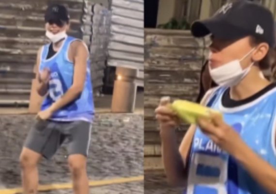 Vídeo: Anitta se disfarça e curte a pipoca no carnaval de Salvador