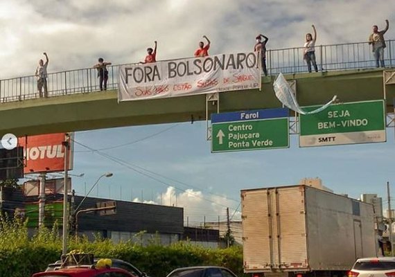 Contra governo Bolsonaro, Unidade Popular realiza ato na Av. Fernandes Lima