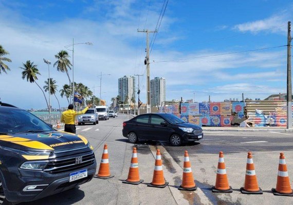 Trânsito será bloqueado em diversos bairros de Maceió neste fim de semana