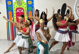 Grupo Cultural Raízes do Brasil se apresenta na Expo Serras e Quilombos