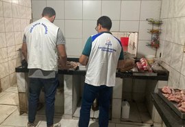 Vigilância Sanitária apreende 90 kg de carne estragada em Maceió
