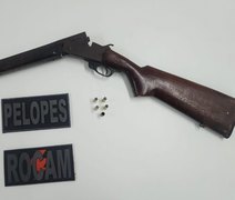 PM prende dois homens e arma de fogo em Arapiraca e Santana do Ipanema