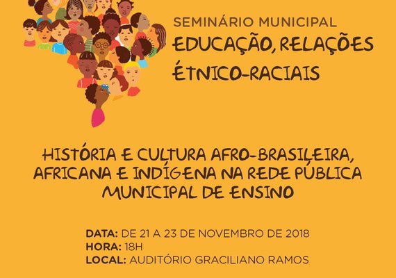 Prefeitura de Palmeira promove hoje seminário sobre relações étnico-raciais