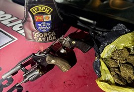 PM apreende 25 armas de fogo e mais de três quilos de droga em uma semana