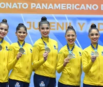 Brasil fecha Pan-Americano de Ginástica Rítmica com 12 medalhas