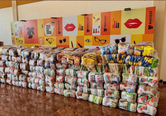 Alagoas Sem Fome recebe quase cinco toneladas de doações da Beauty & Hair